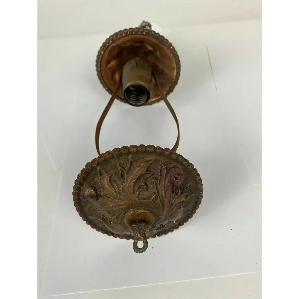 Vintage Light Fixture for Restoration or Parts ~ Cast Iron?